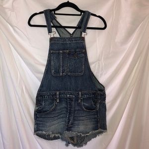 Denim Overalls - Short